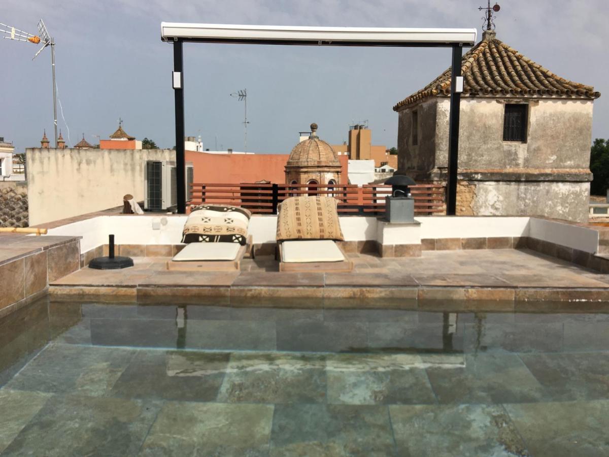 Casa Palacio En Jerez De La Frontera Con Piscina Privada 外观 照片